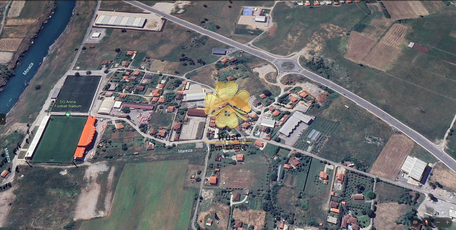Urbanizovan plac, Donja Gorica, Podgorica, 725m2 — fotografija 2